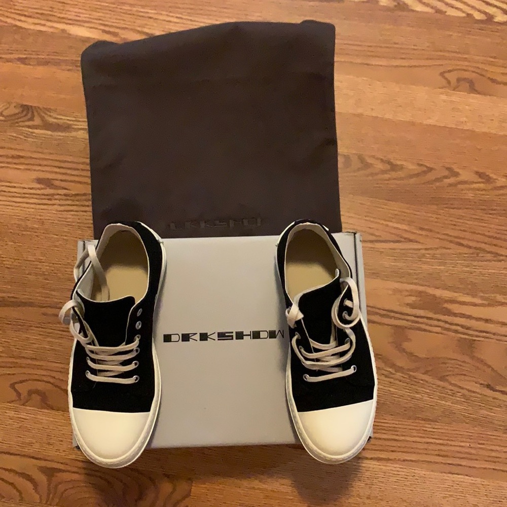 Unisex Rick Owens Dark Shadow Sneakers Size 41.5